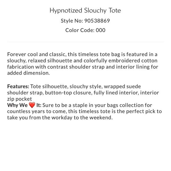 Free People Hypnotized Slouchy Tote- Jewel Tone NWOT - Picture 4 of 7